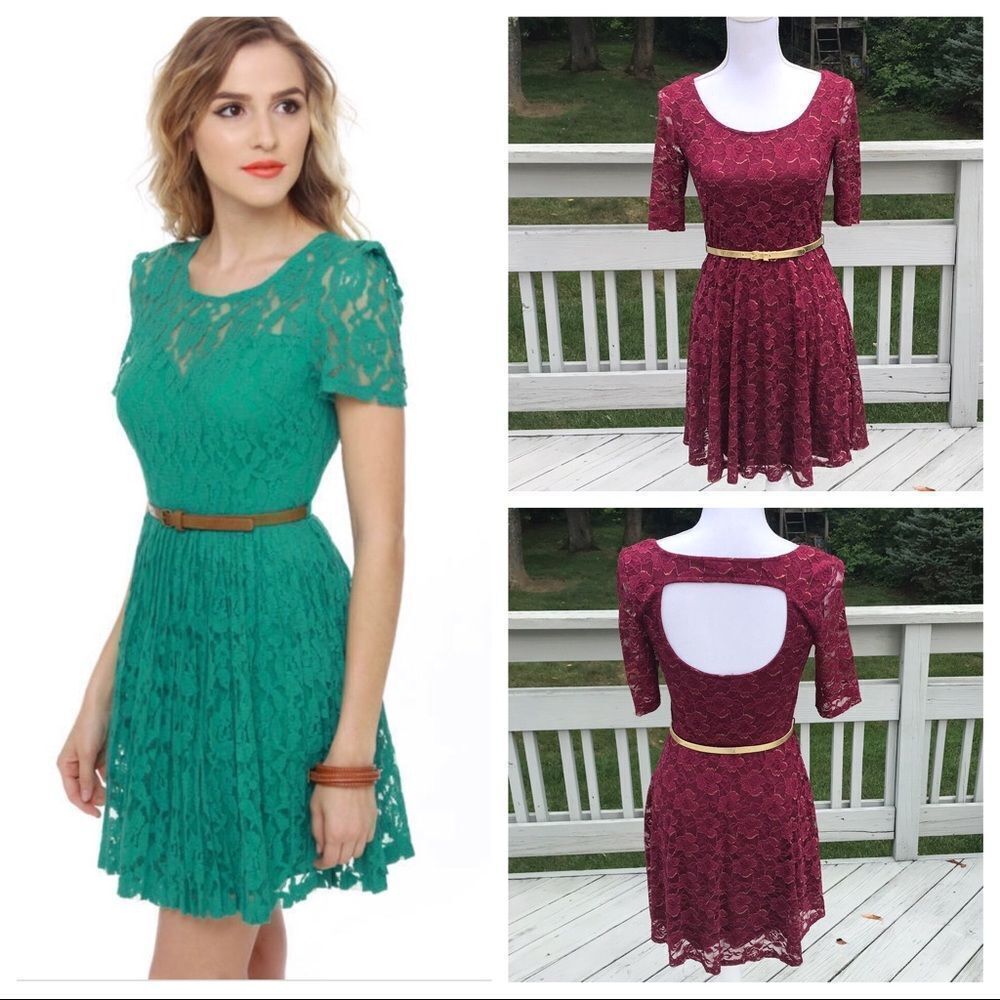 Burgandy with a touch of Gold 🌟Party Dress !!
